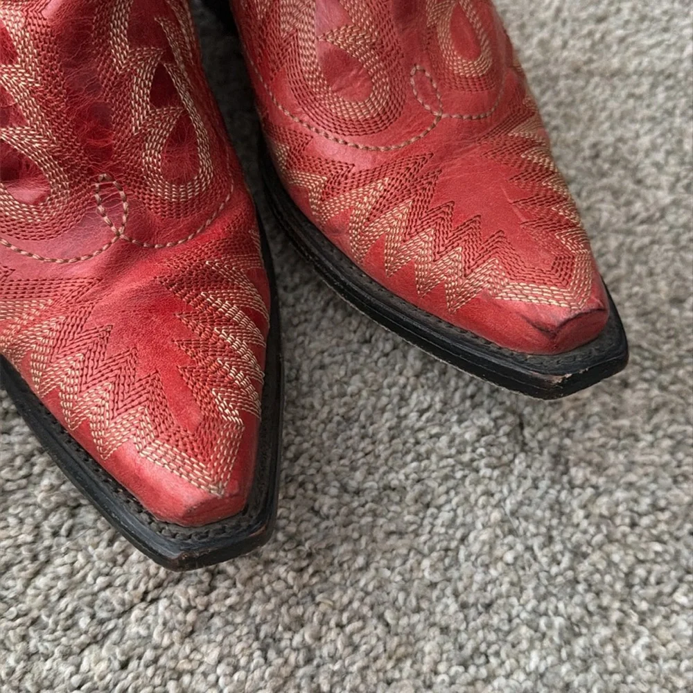 Corral red cowboy boots - Picture 3 of 8